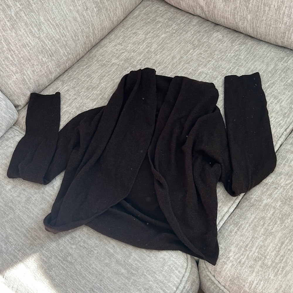 Cashmere brown shawl/sweater